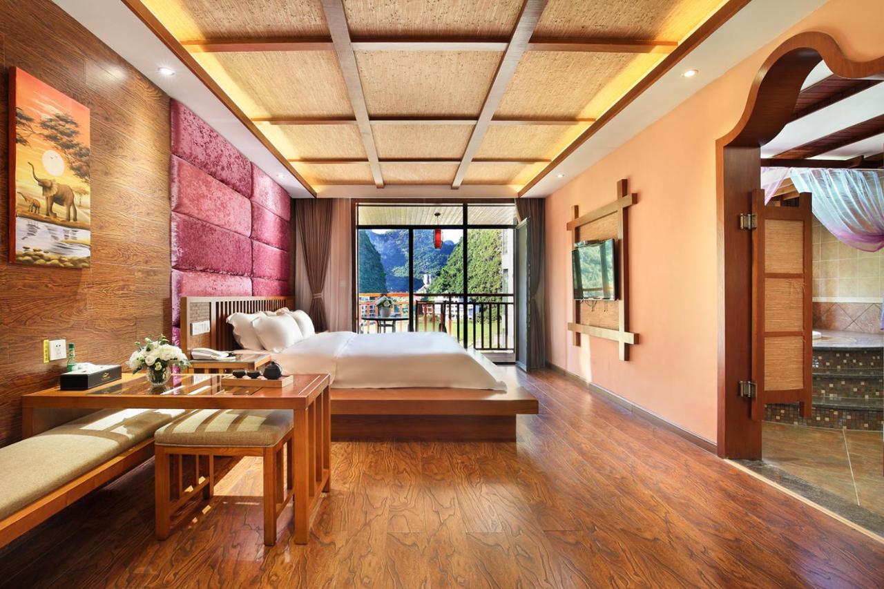Blue Sky Hotel 陽朔 エクステリア 写真